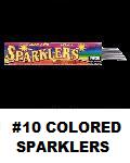 #10 Colored Sparklers